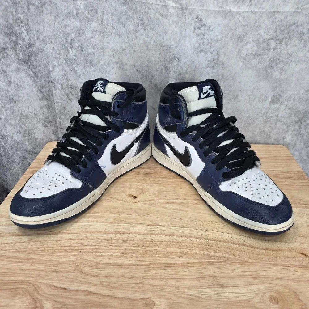 Jordan 1 Retro High OG Sneakers Men 7.5 Obsidian University Blue Navy DZ5485-401